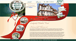 Desktop Screenshot of landgasthof-rhoenblick.de