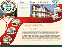 Tablet Screenshot of landgasthof-rhoenblick.de